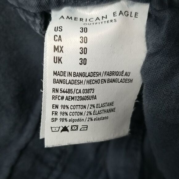 American Eagle Outfitters Shorts Womens Size 30 Full Zip Front Rear Pockets Grey - Picture 7 of 7